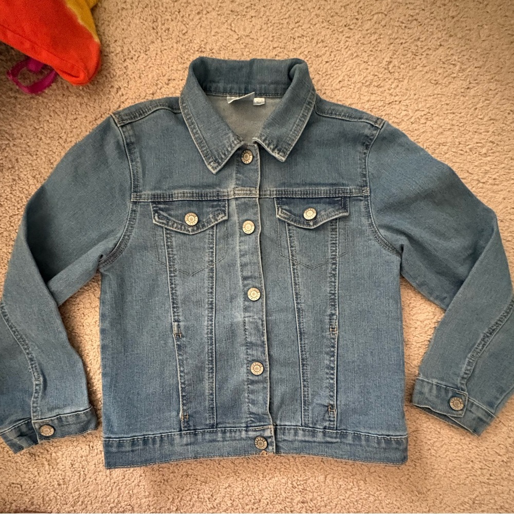 Looney Tunes Tweety “That’s All Folks!” Denim Jacket Size L (10/12)